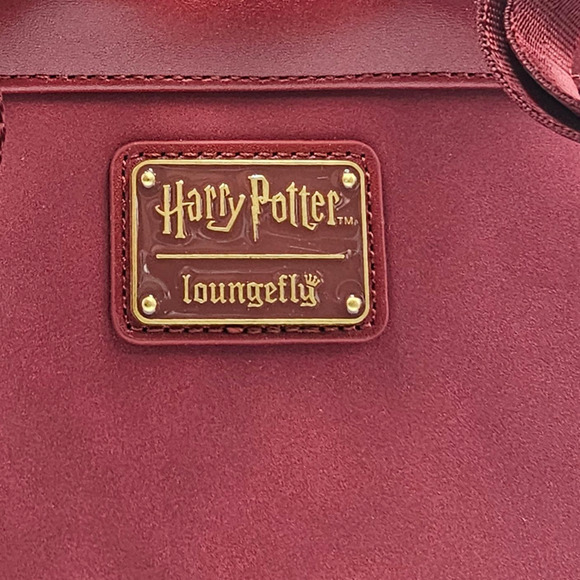 Loungefly Harry Potter Glasses Gryffindor Red Mini Backpack Bag New - Picture 8 of 9